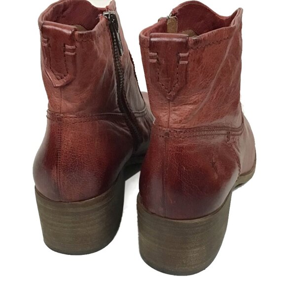 Frye Claire Bootie Short Ankle Leather Boot - Picture 7 of 14